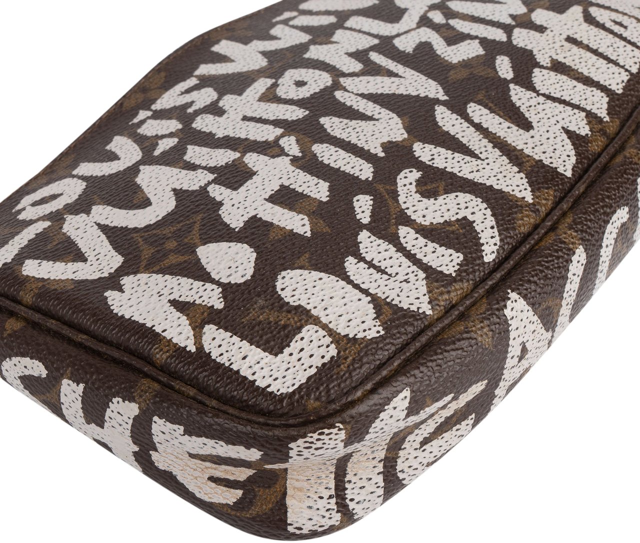 Louis Vuitton Louis Vuitton Monogram Limited Graffiti Pochette Accessoires Shoulder Bag Bruin