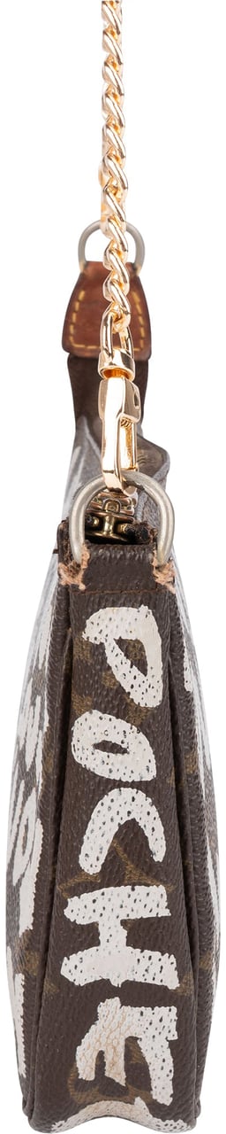 Louis Vuitton Louis Vuitton Monogram Limited Graffiti Pochette Accessoires Shoulder Bag Bruin