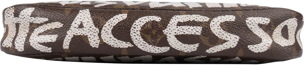 Louis Vuitton Louis Vuitton Monogram Limited Graffiti Pochette Accessoires Shoulder Bag Bruin