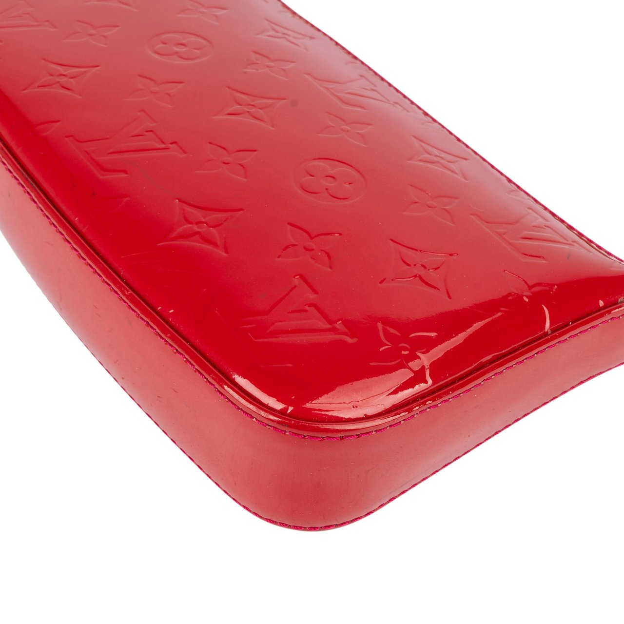 Louis Vuitton Louis Vuitton Monogram Vernis Leather NM Pochette Accessoires Shoulder Bag Rood