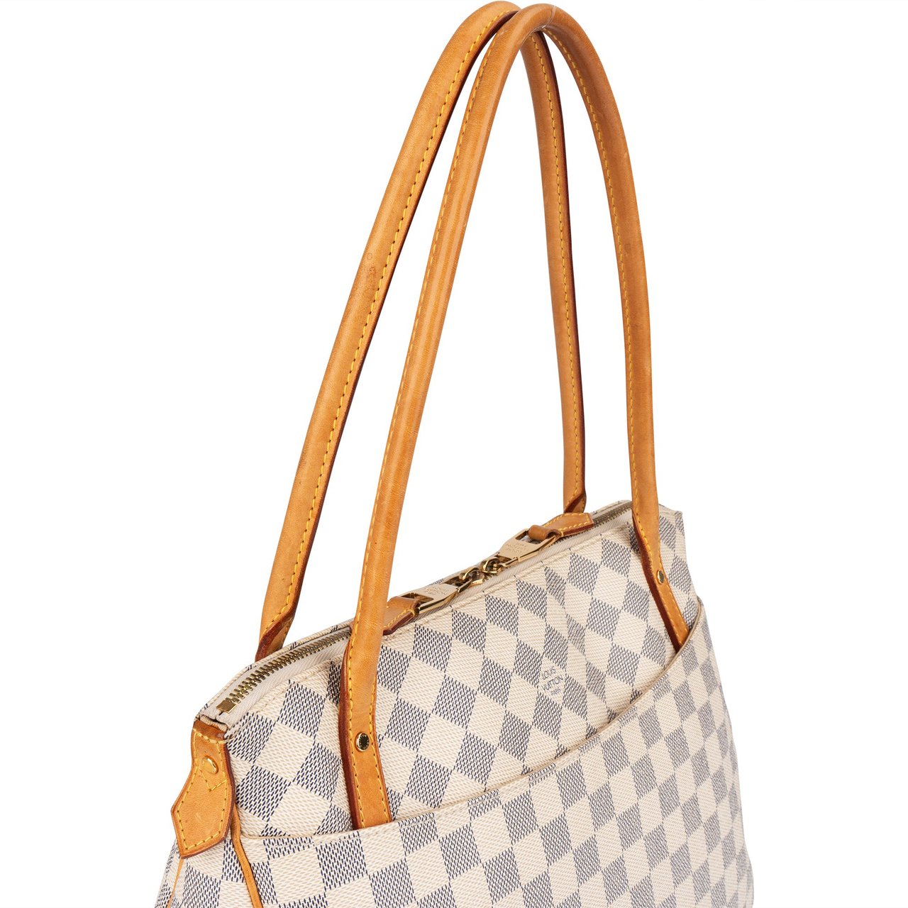 Louis Vuitton Monogram Damier Azur Figheri PM Shoulder Bag Wit
