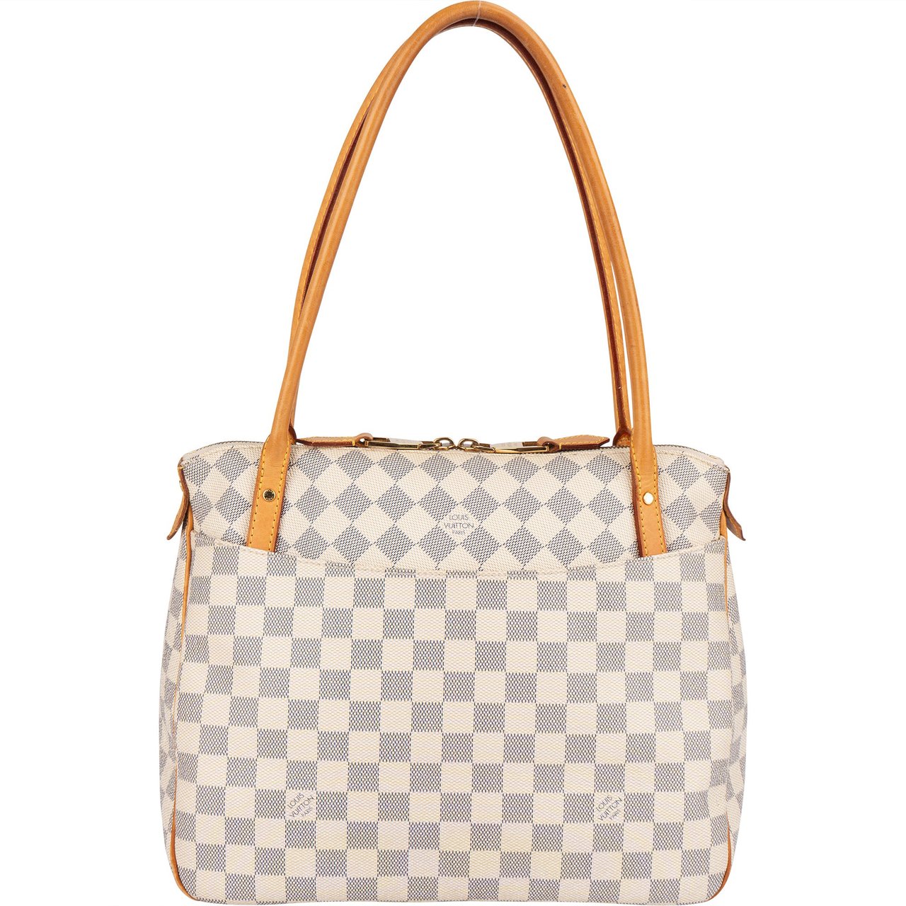 Louis Vuitton Monogram Damier Azur Figheri PM Shoulder Bag Wit