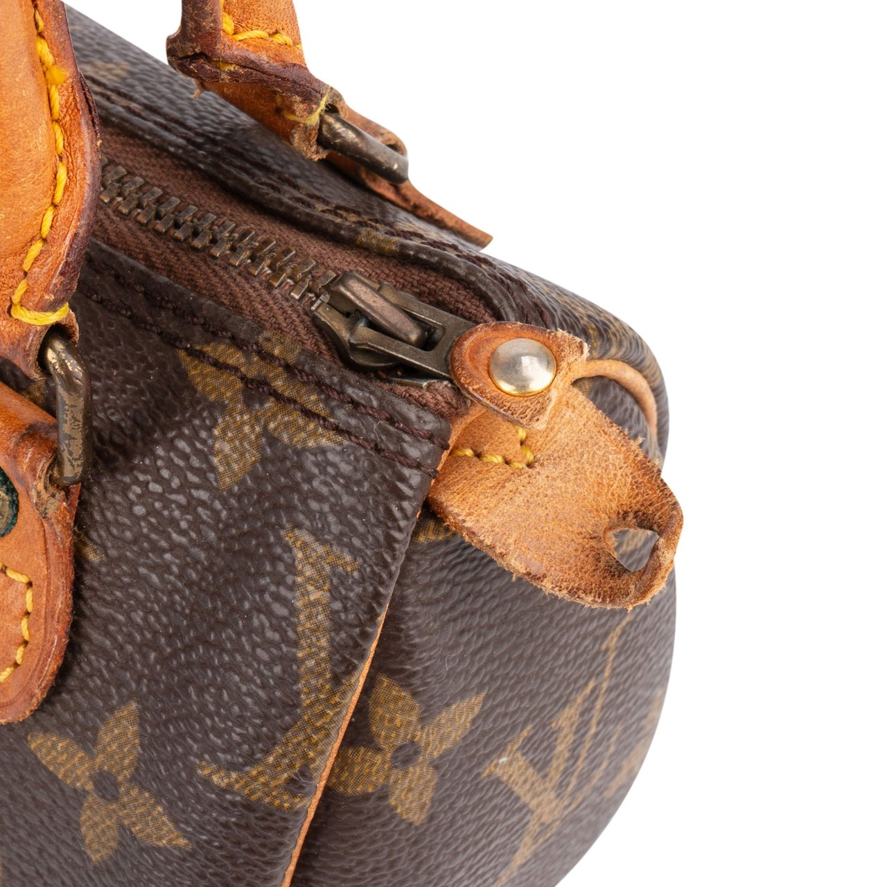 Louis Vuitton Louis Vuitton Monogram Canvas Mini Speedy Handbag Bruin