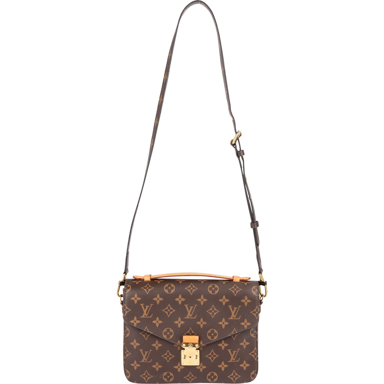 Louis Vuitton Louis Vuitton Monogram Canvas Pochette Métis Crossbody Bag Bruin
