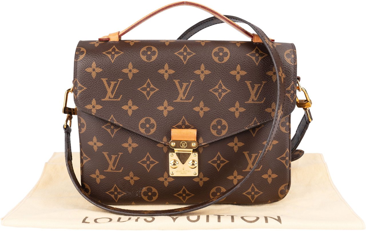 Louis Vuitton Louis Vuitton Monogram Canvas Pochette Métis Crossbody Bag Bruin