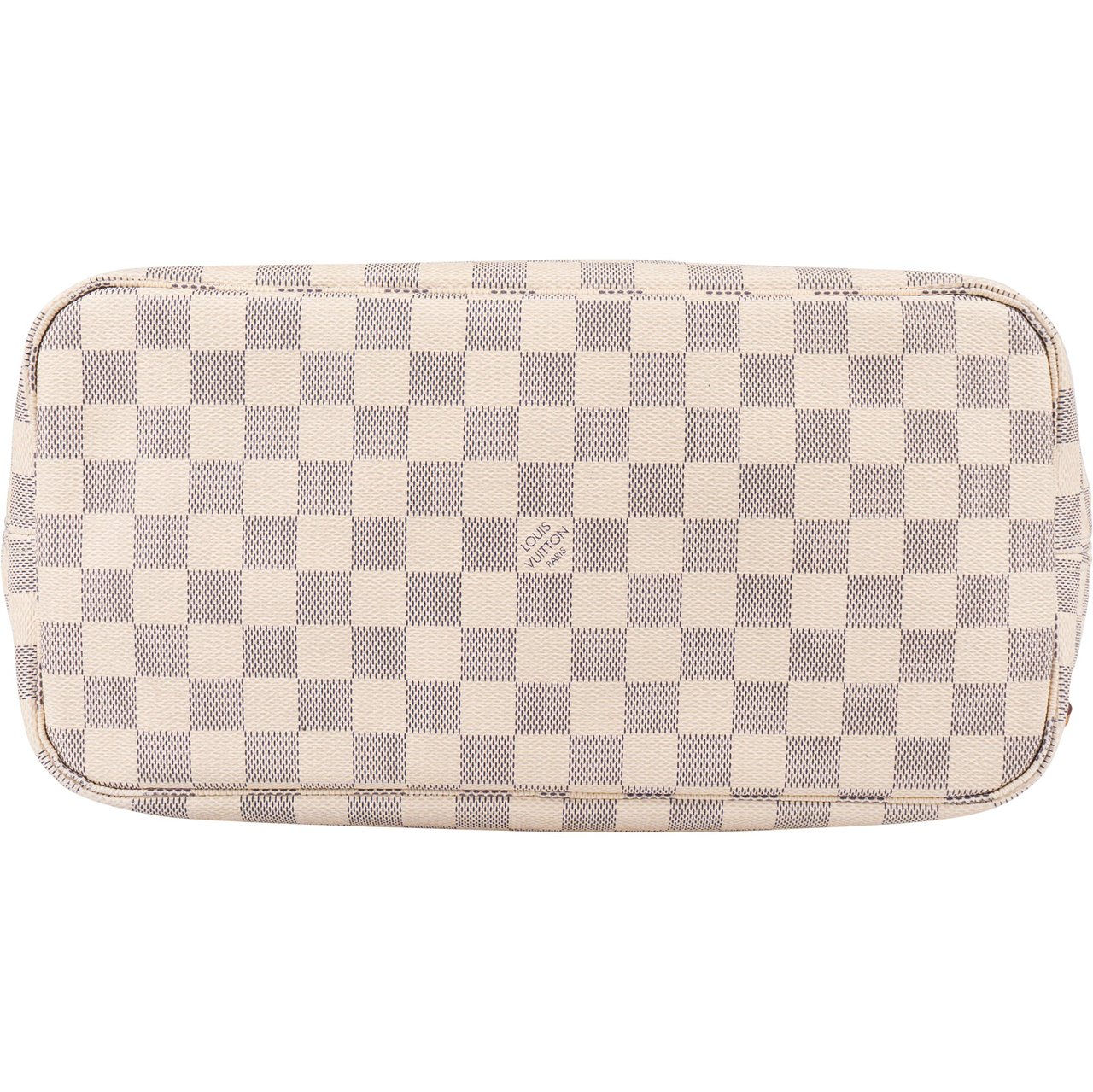 Louis Vuitton Louis Vuitton Monogram Damier Azur Canvas Neverfull MM Shoulder Bag Wit