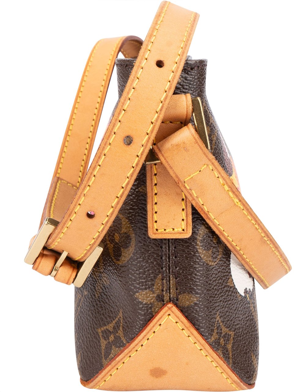 Louis Vuitton Monogram Canvas Murakami Panda Trotteur Crossbody Bag Bruin