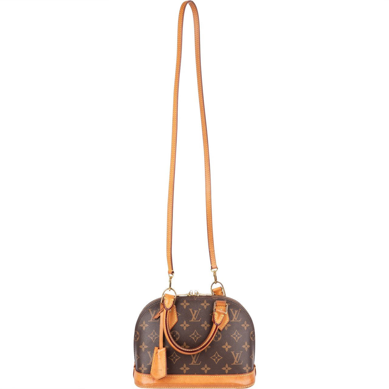 Louis Vuitton Louis Vuitton Monogram Canvas Alma BB Handbag Bruin