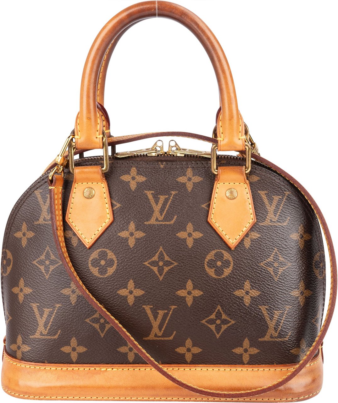 Louis Vuitton Louis Vuitton Monogram Canvas Alma BB Handbag Bruin