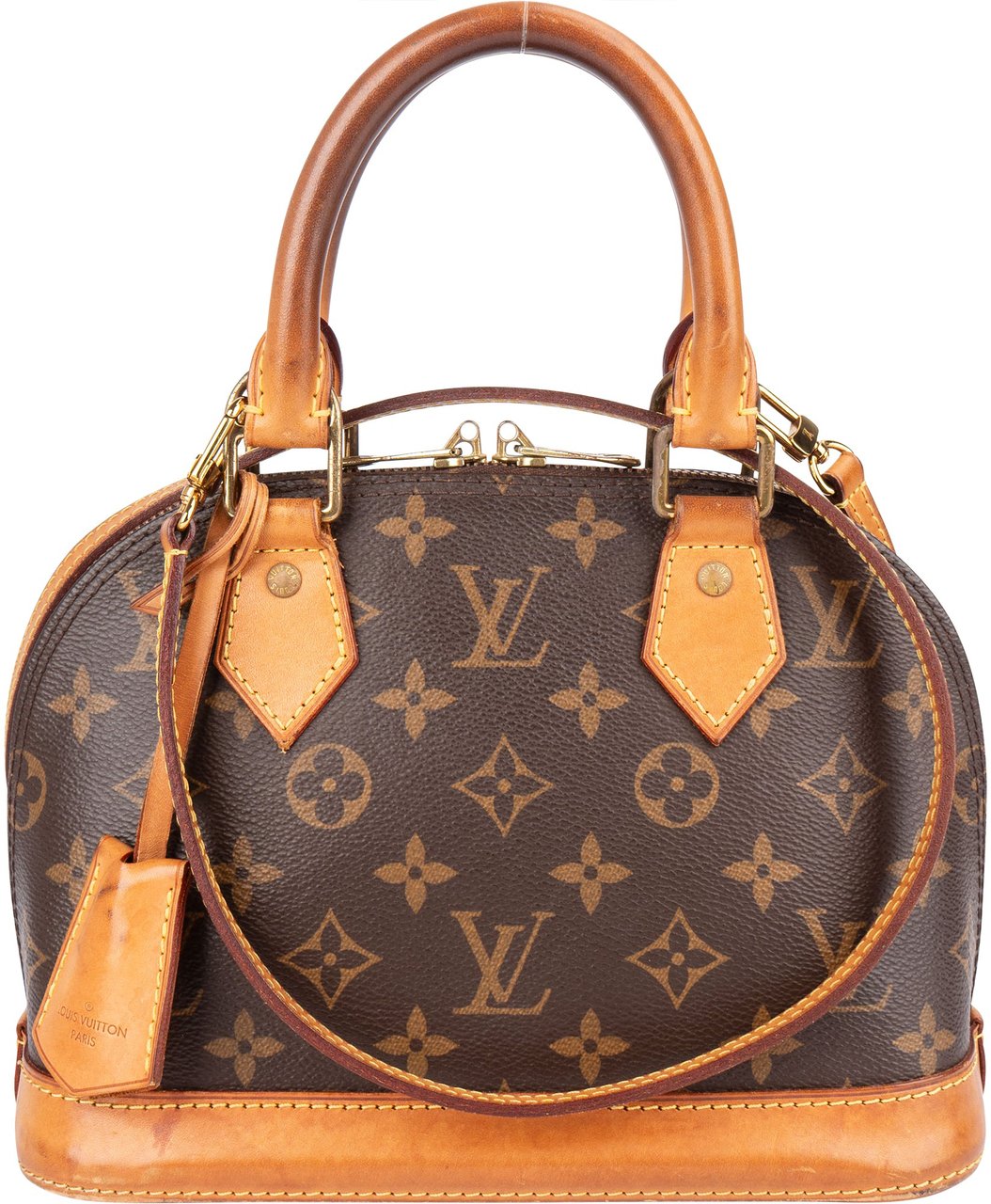 Louis Vuitton Louis Vuitton Monogram Canvas Alma BB Handbag Bruin