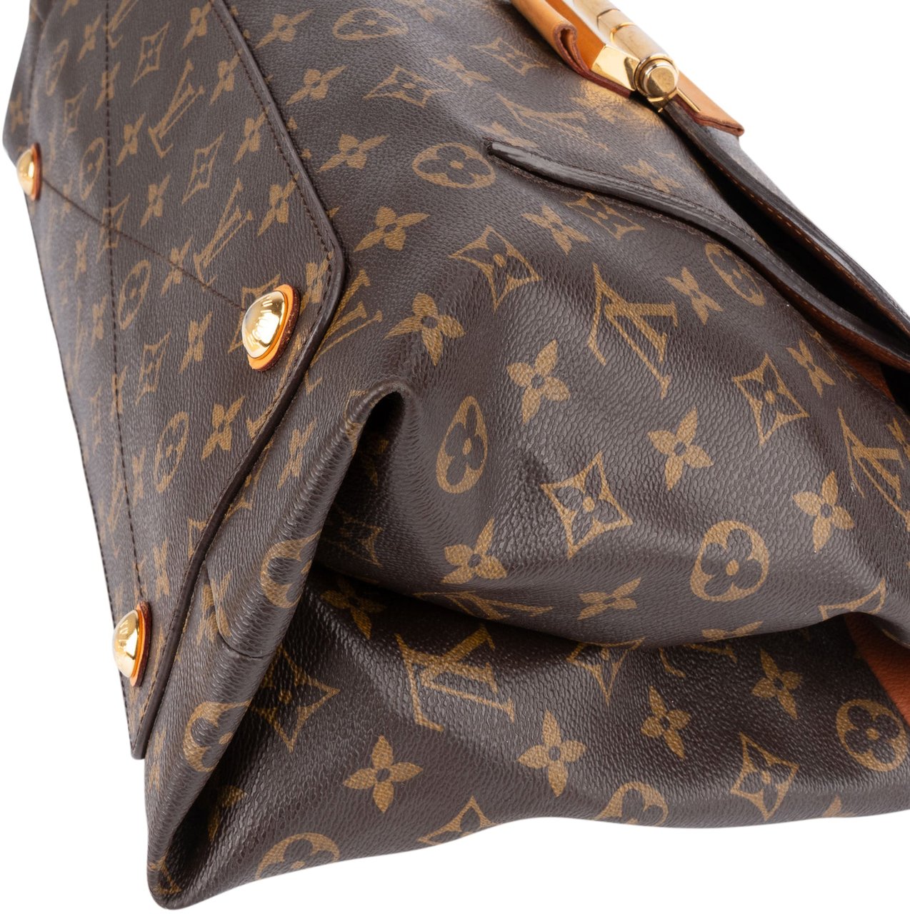Louis Vuitton Monogram Canvas Olympe Shoulder Bag Bruin