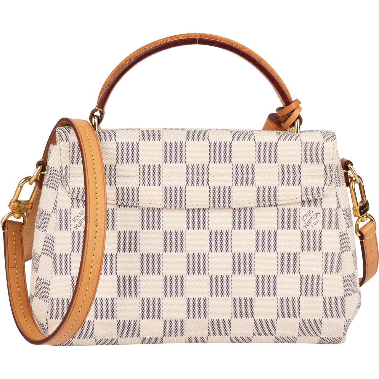 Louis Vuitton Louis Vuitton Monogram Damier Azur Croisette Handbag Wit