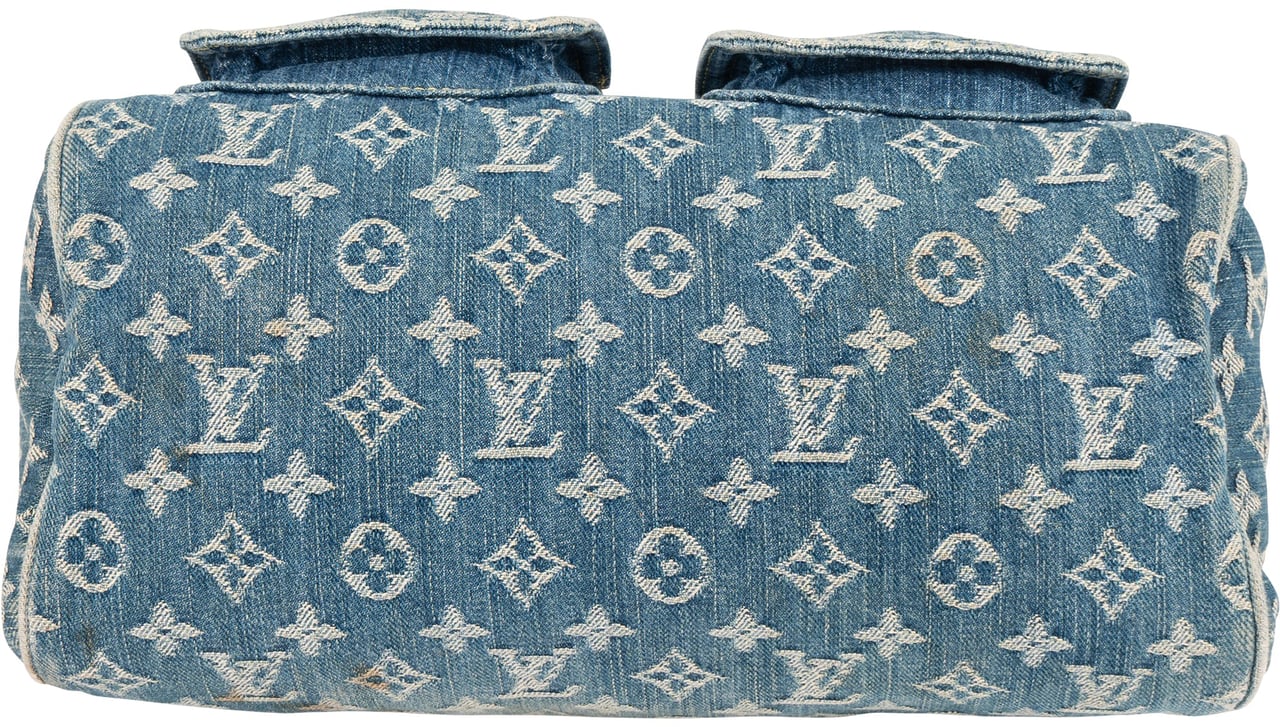 Louis Vuitton Louis Vuitton Monogram Denim Neo Speedy 30 Handbag Blauw