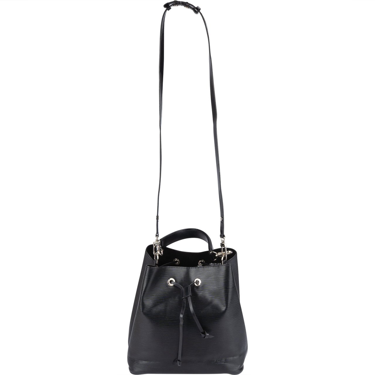 Louis Vuitton Louis Vuitton Noir Epi Leather NéoNoé Crossbody Bag Zwart