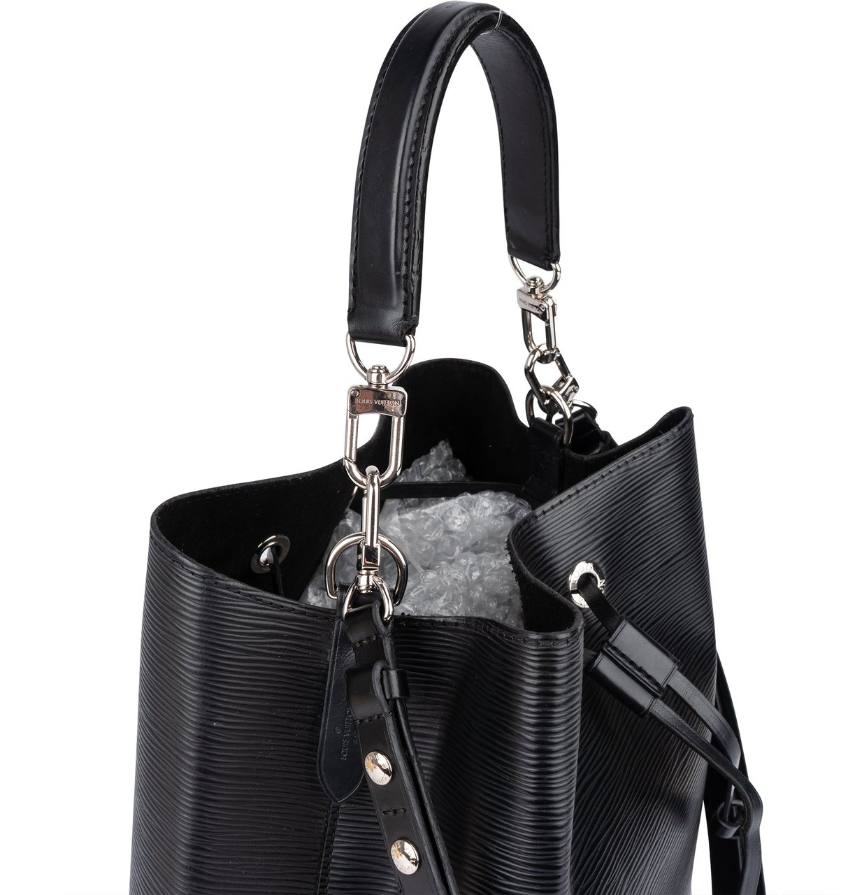 Louis Vuitton Louis Vuitton Noir Epi Leather NéoNoé Crossbody Bag Zwart