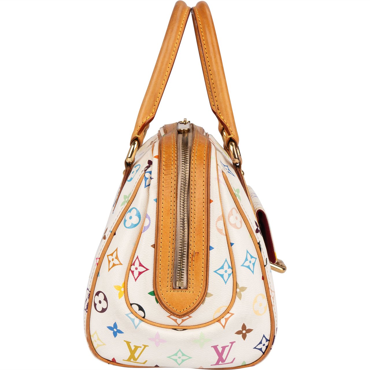 Louis Vuitton Monogram Multicolor Canvas Murakami Priscilla Handbag Wit