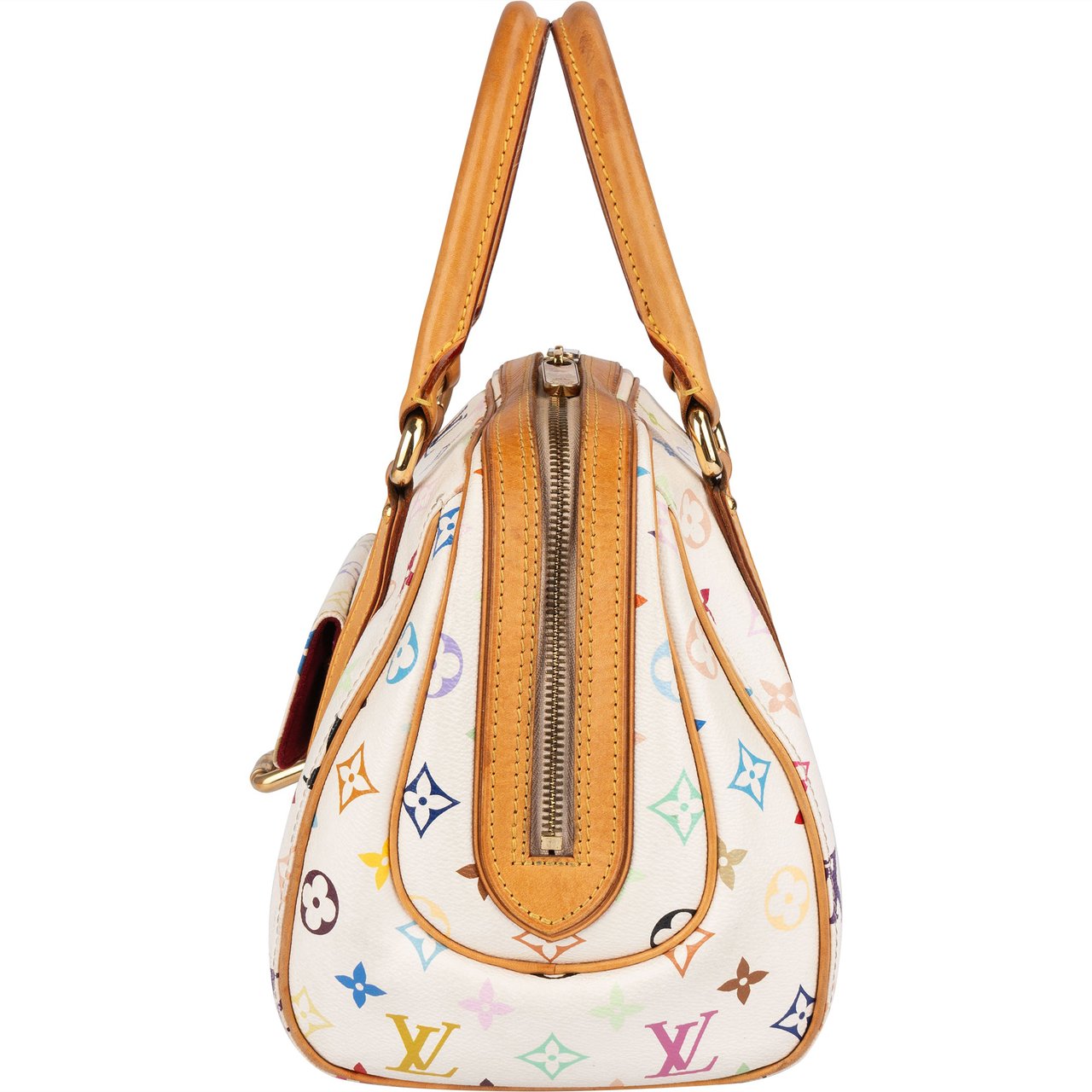 Louis Vuitton Monogram Multicolor Canvas Murakami Priscilla Handbag Wit