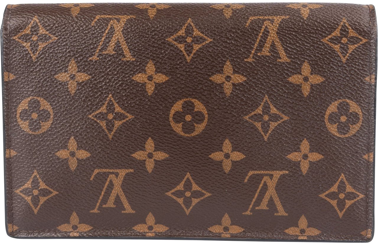 Louis Vuitton Louis Vuitton Monogram Canvas Flore Wallet On Chain Crossbody Bag Bruin