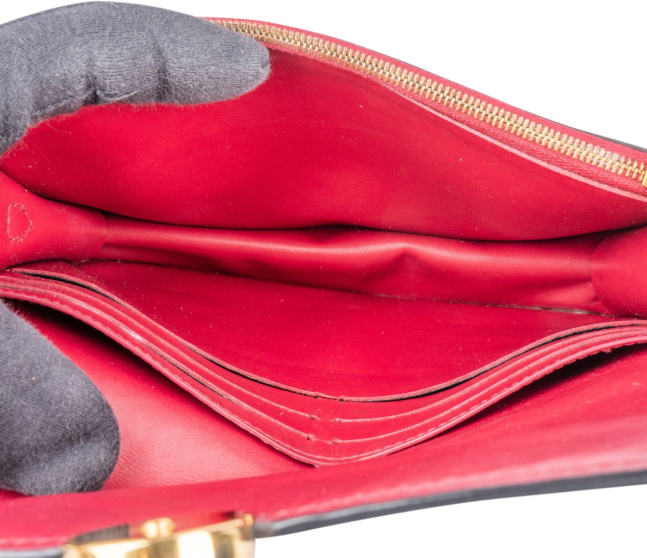 Louis Vuitton Louis Vuitton Monogram Canvas Flore Wallet On Chain Crossbody Bag Bruin