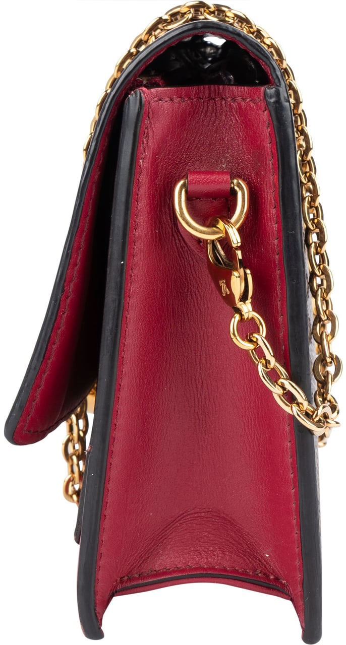 Louis Vuitton Louis Vuitton Monogram Canvas Flore Wallet On Chain Crossbody Bag Bruin