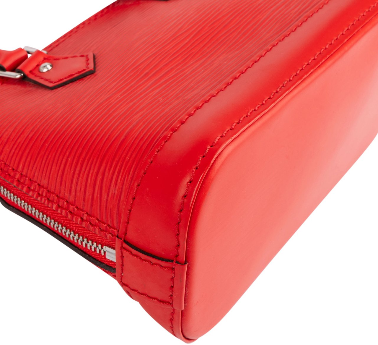 Louis Vuitton Red Epi Leather Nano Alma BB Crossbody Bag Rood
