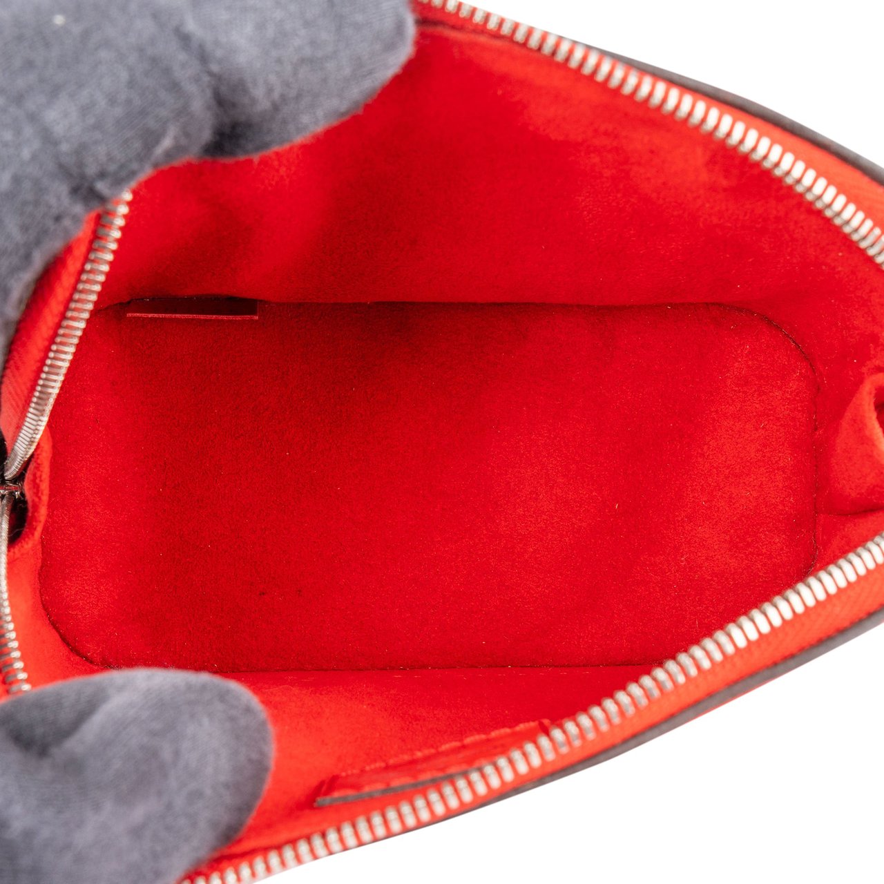 Louis Vuitton Red Epi Leather Nano Alma BB Crossbody Bag Rood
