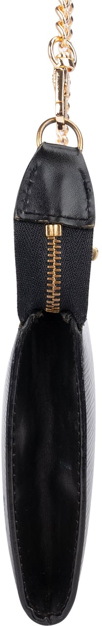 Louis Vuitton Louis Vuitton Noir Epi Leather Pochette Accessoires Shoulder Bag Zwart