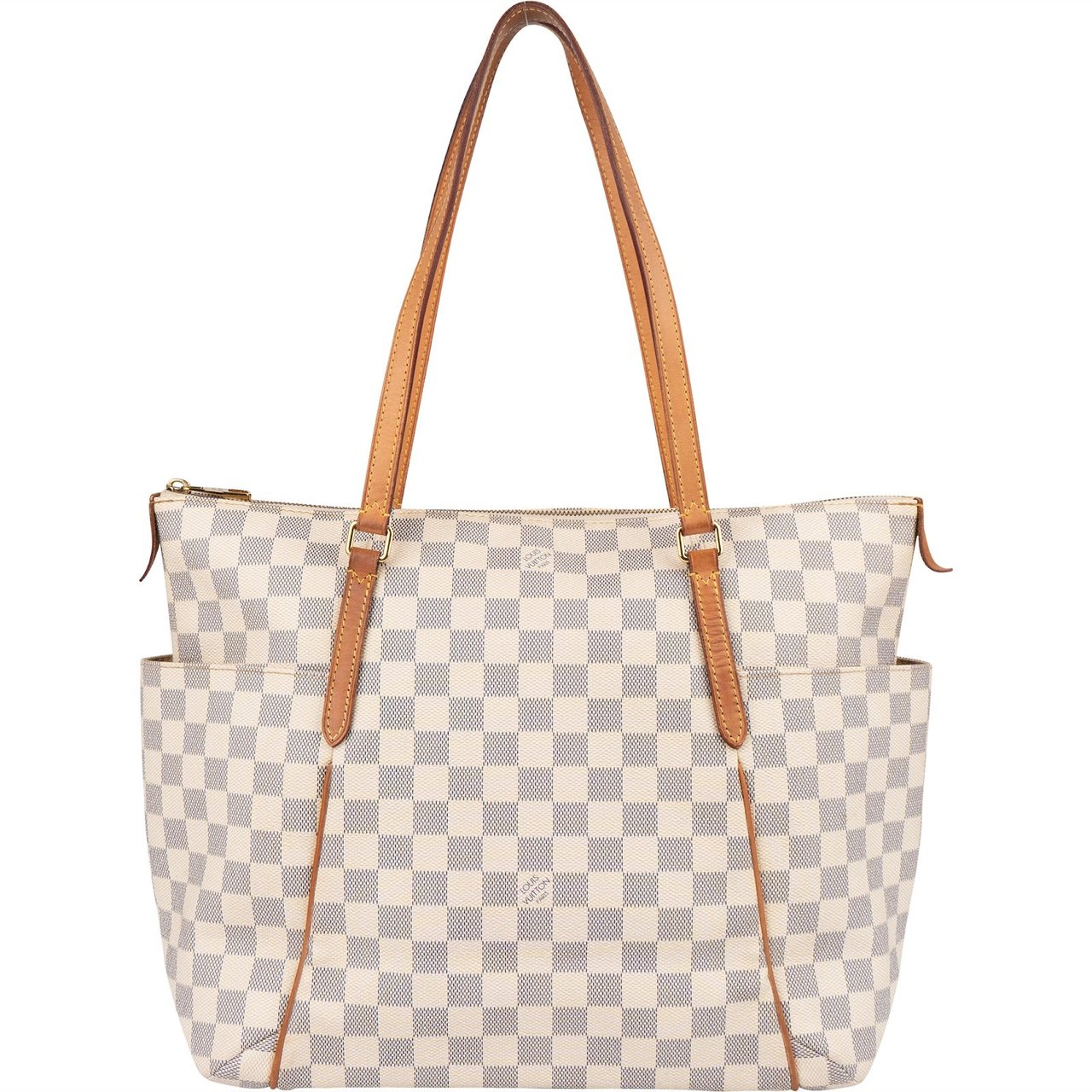 Louis Vuitton Louis Vuitton Monogram Damier Azur Canvas Totally GM Shoulder Bag Wit