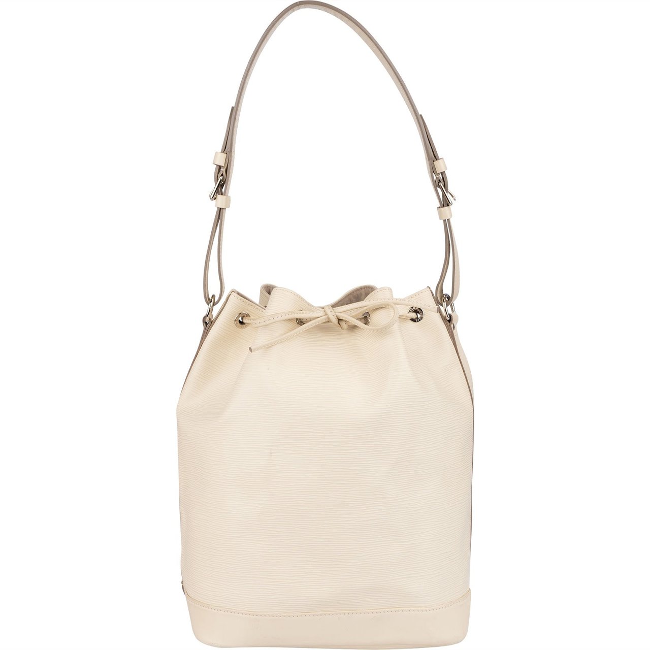 Louis Vuitton Louis Vuitton Blanco Epi Leather Sac Noé Grande Shoulder Bag Wit