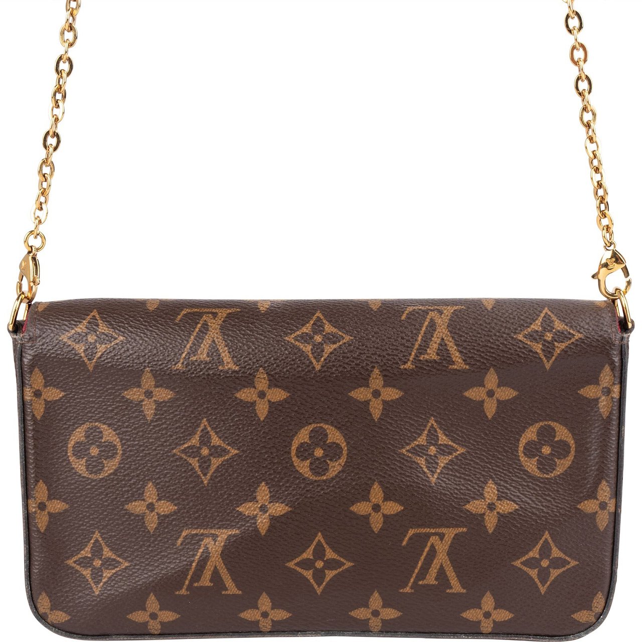 Louis Vuitton Louis Vuitton Monogram Canvas Pochette Félicie Crossbody Bag Bruin
