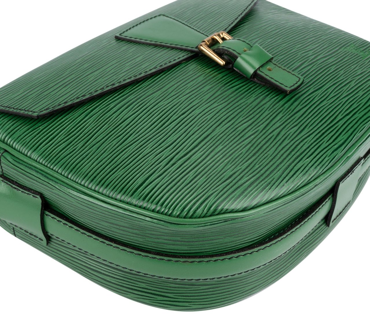 Louis Vuitton Louis Vuitton Green Epi Leather Jeune Fille MM Crossbody Bag Groen