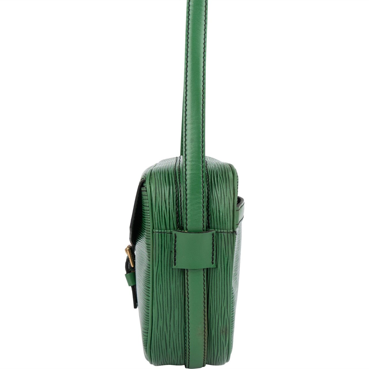 Louis Vuitton Louis Vuitton Green Epi Leather Jeune Fille MM Crossbody Bag Groen