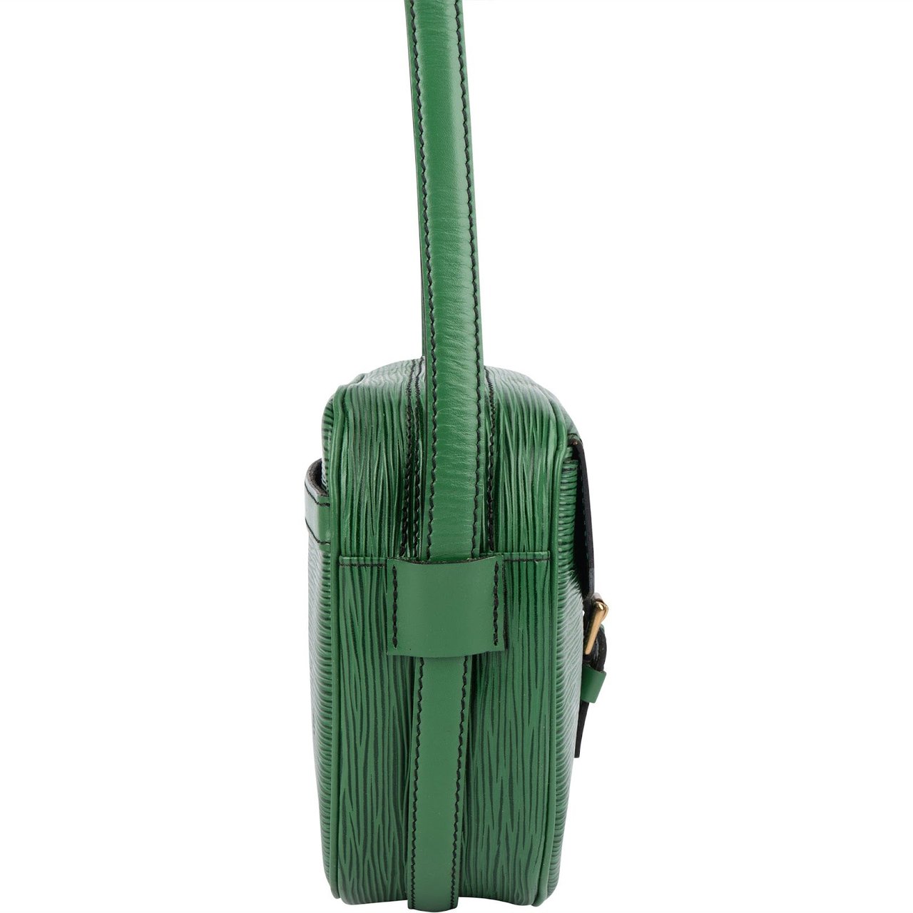 Louis Vuitton Louis Vuitton Green Epi Leather Jeune Fille MM Crossbody Bag Groen