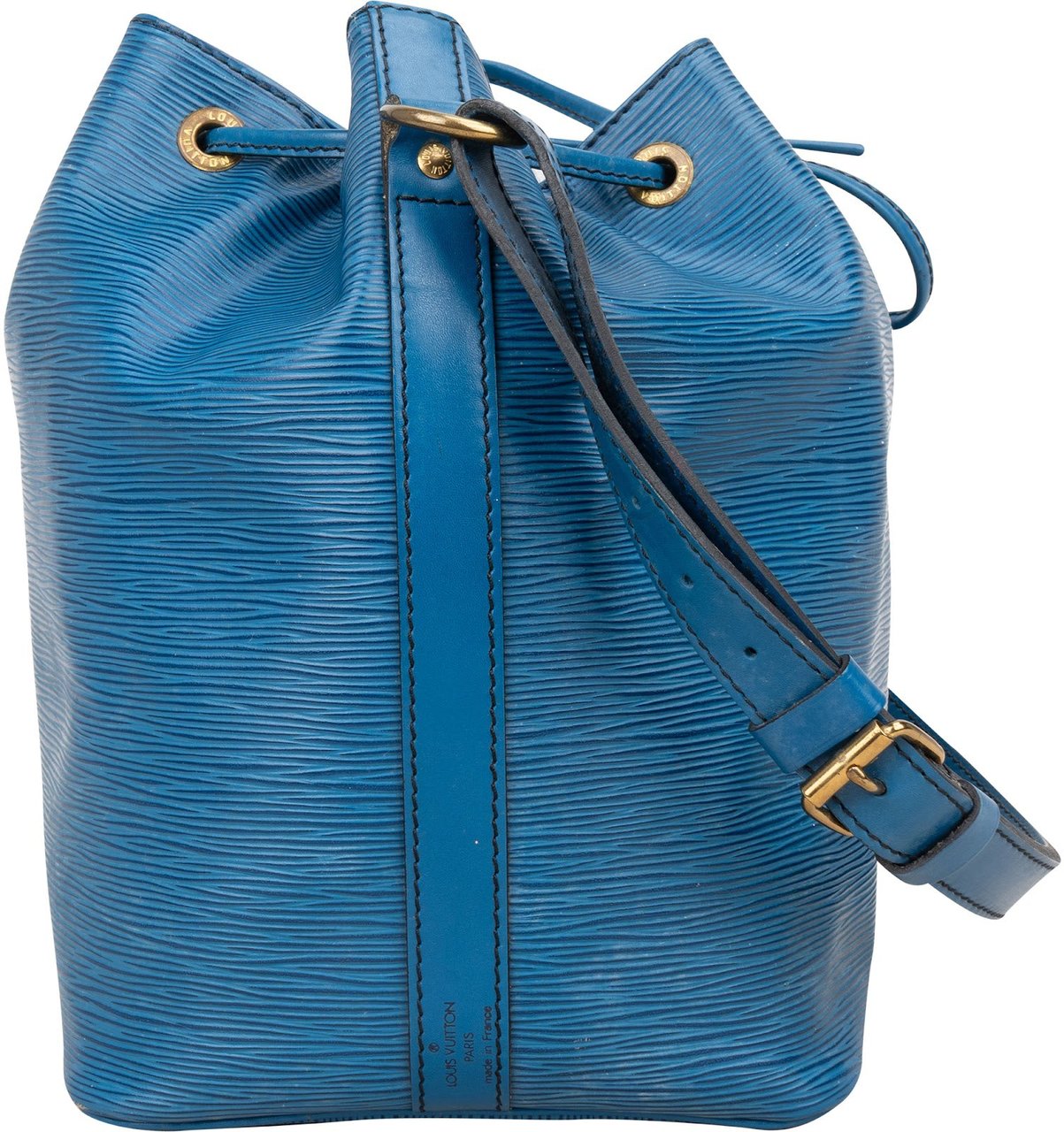 Louis Vuitton Louis Vuitton Blue Epi Leather Sac Noé Petit Shoulder Bag Blauw