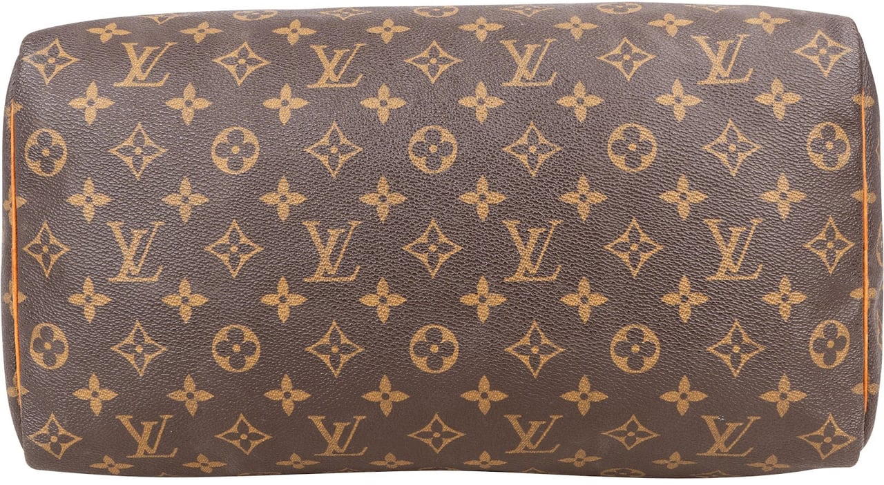 Louis Vuitton Louis Vuitton Monogram Canvas Speedy 35 Handbag Bruin