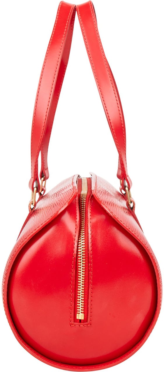 Louis Vuitton Louis Vuitton Red Epi Leather Soufflot Handbag Rood