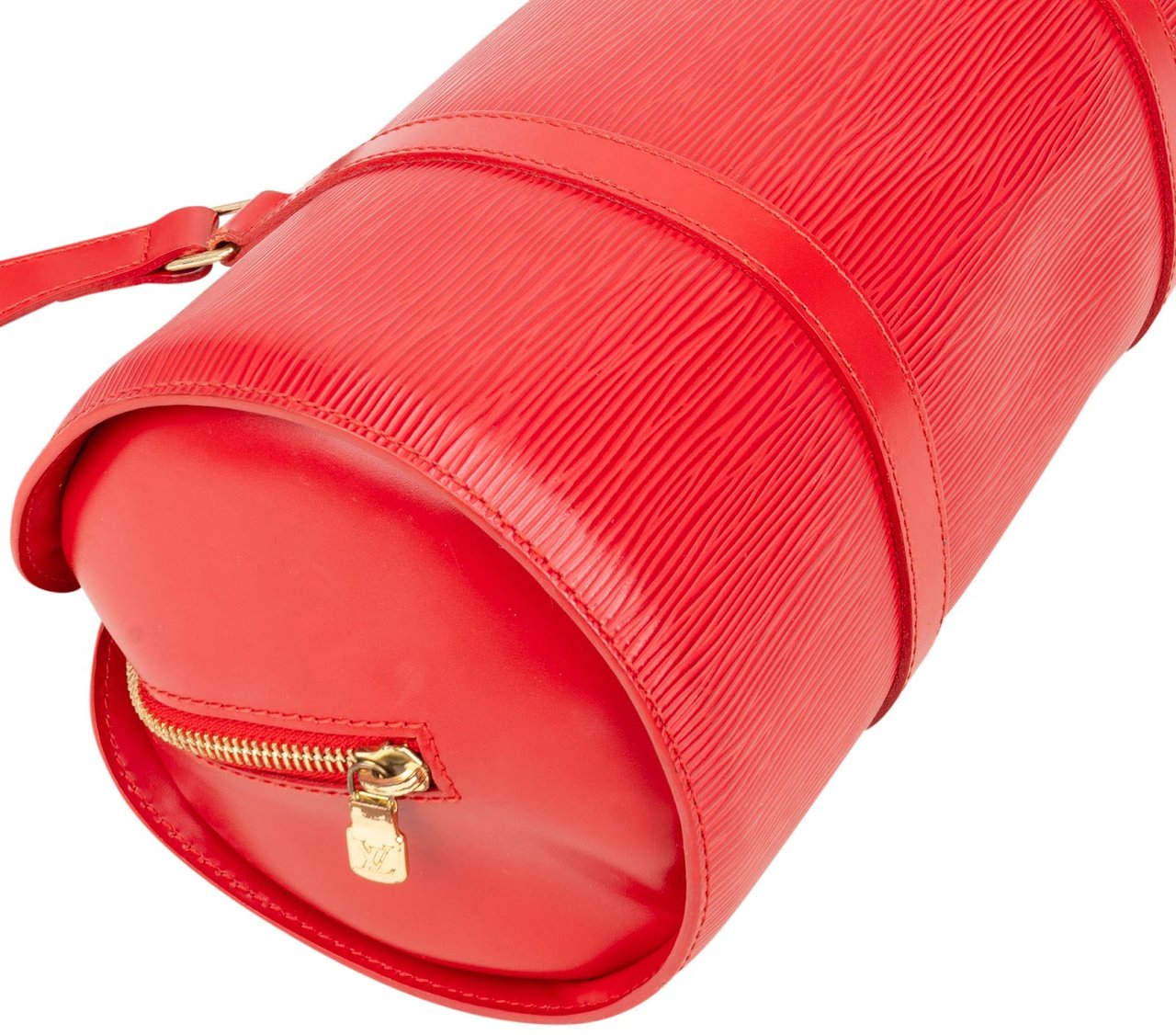 Louis Vuitton Louis Vuitton Red Epi Leather Soufflot Handbag Rood