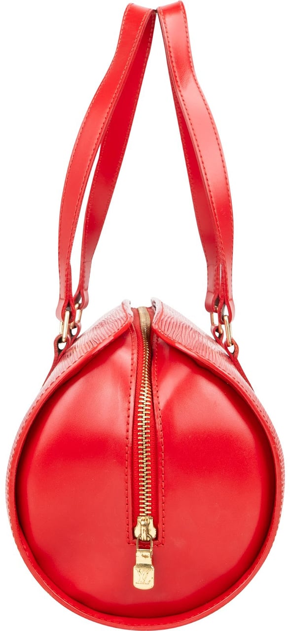 Louis Vuitton Louis Vuitton Red Epi Leather Soufflot Handbag Rood