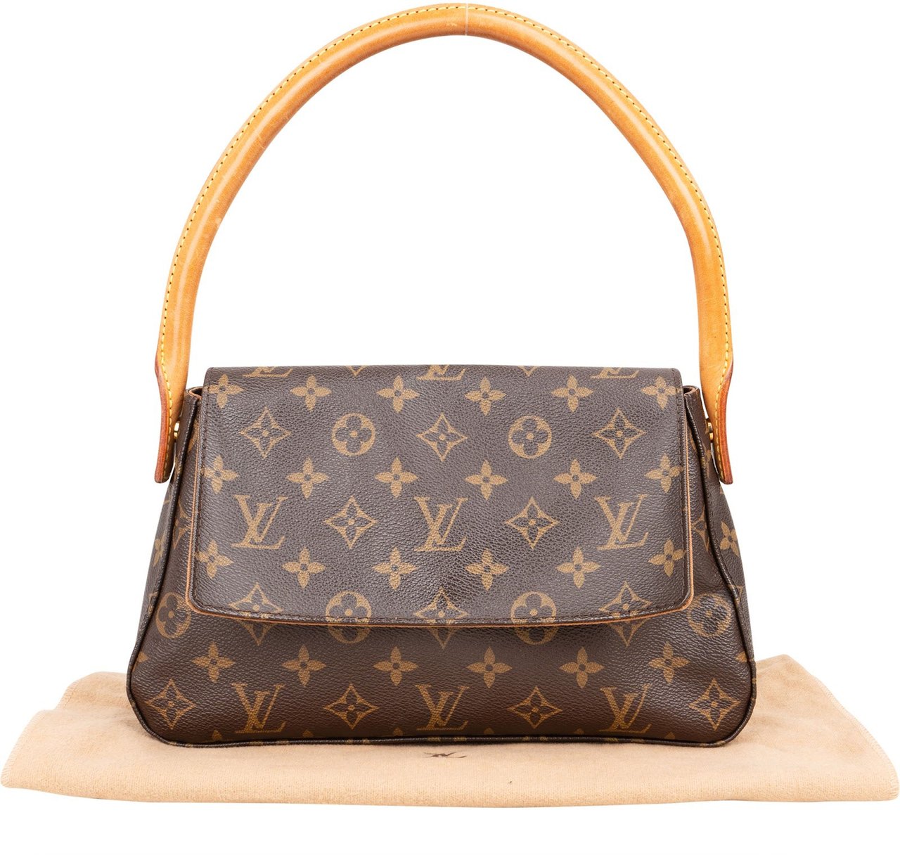 Louis Vuitton Louis Vuitton Monogram Canvas Mini Looping Shoulder Bag Bruin