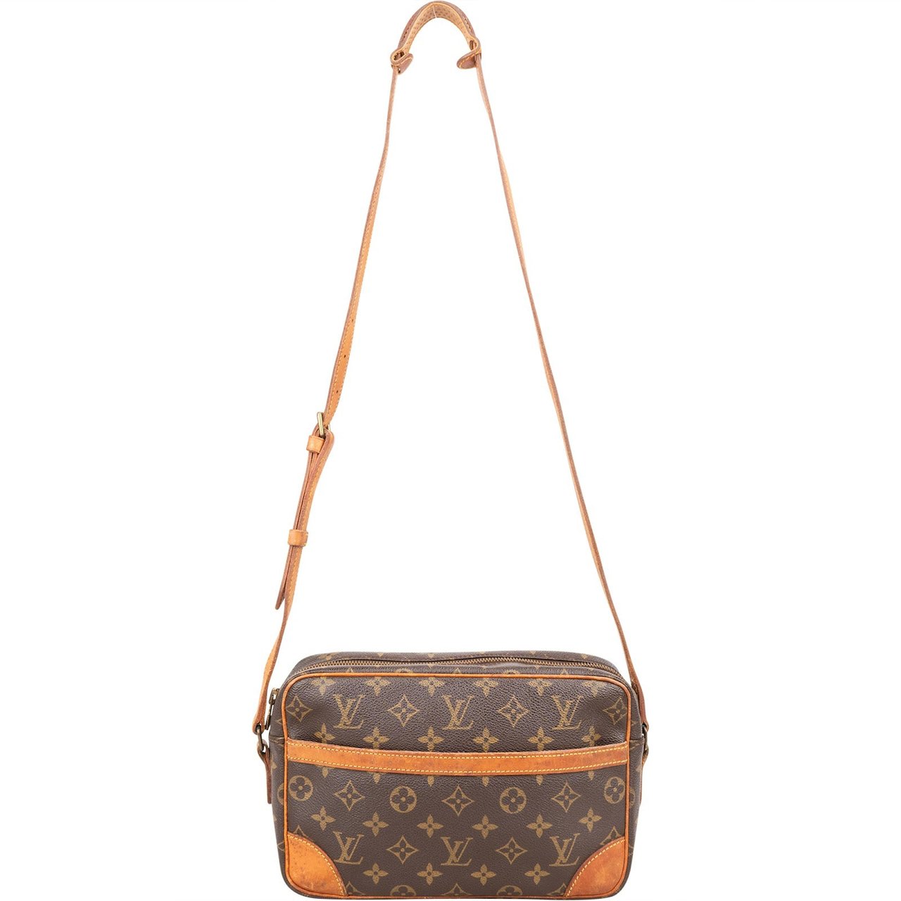 Louis Vuitton Louis Vuitton Monogram Canvas Trocadero 27 Crossbody Bag Bruin