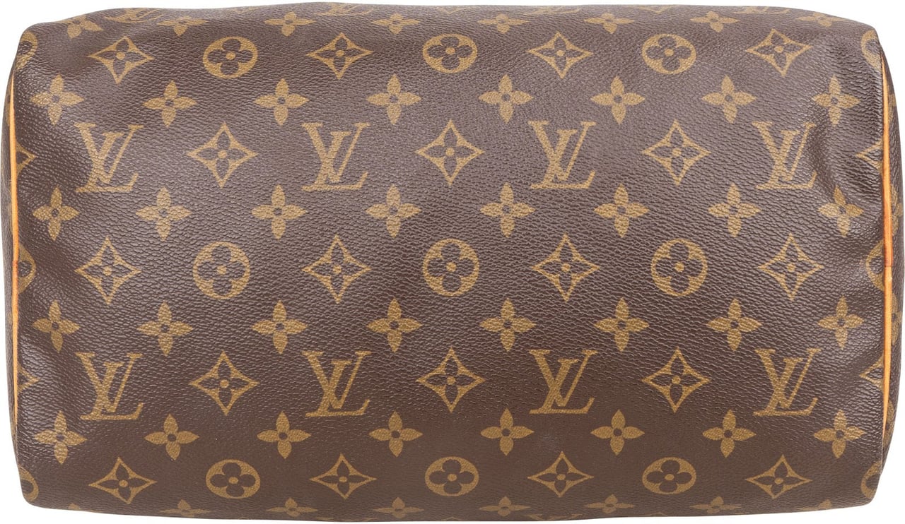 Louis Vuitton Louis Vuitton Monogram Canvas Speedy 30 Handbag Bruin