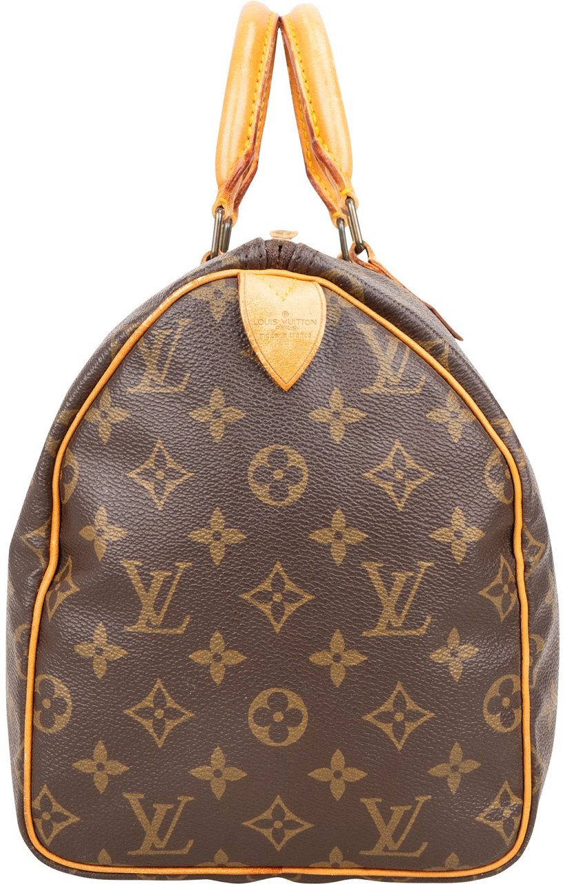 Louis Vuitton Louis Vuitton Monogram Canvas Speedy 30 Handbag Bruin