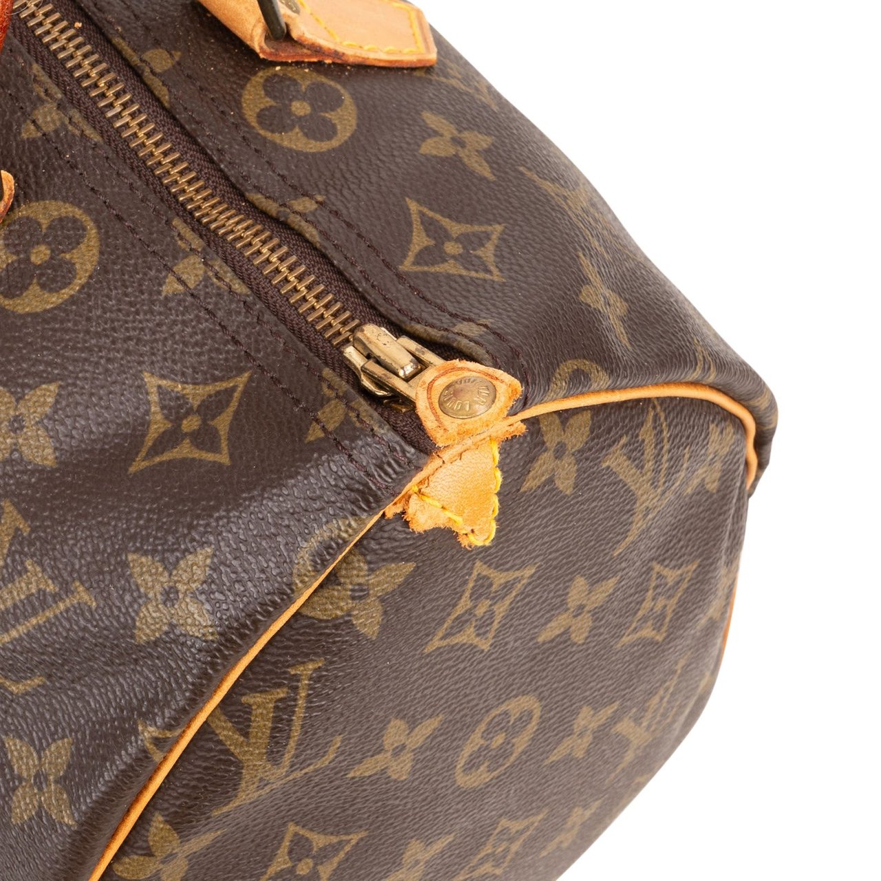 Louis Vuitton Louis Vuitton Monogram Canvas Speedy 30 Handbag Bruin