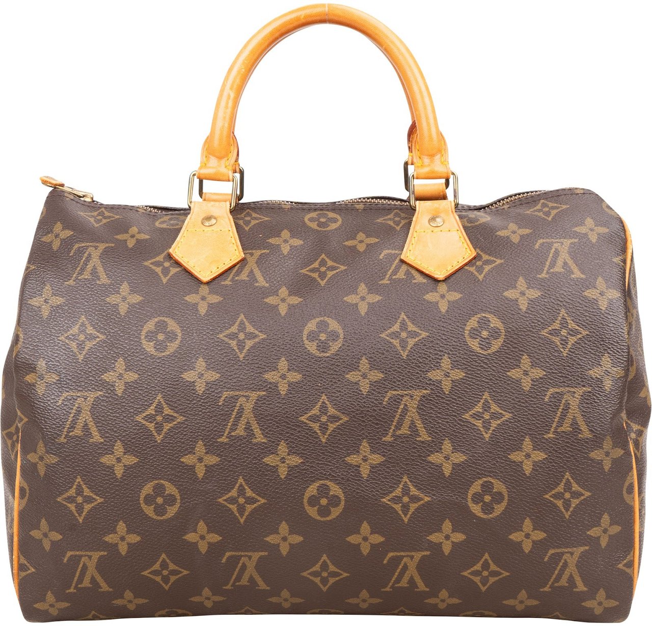 Louis Vuitton Louis Vuitton Monogram Canvas Speedy 30 Handbag Bruin