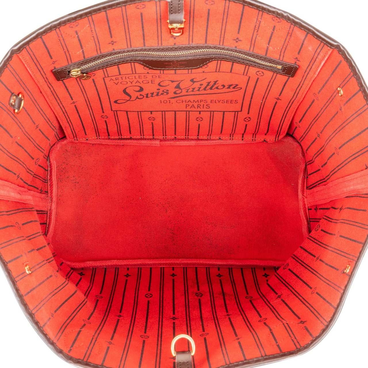 Louis Vuitton Louis Vuitton Monogram Damier Ebene Neverfull MM Shoulder Bag Bruin