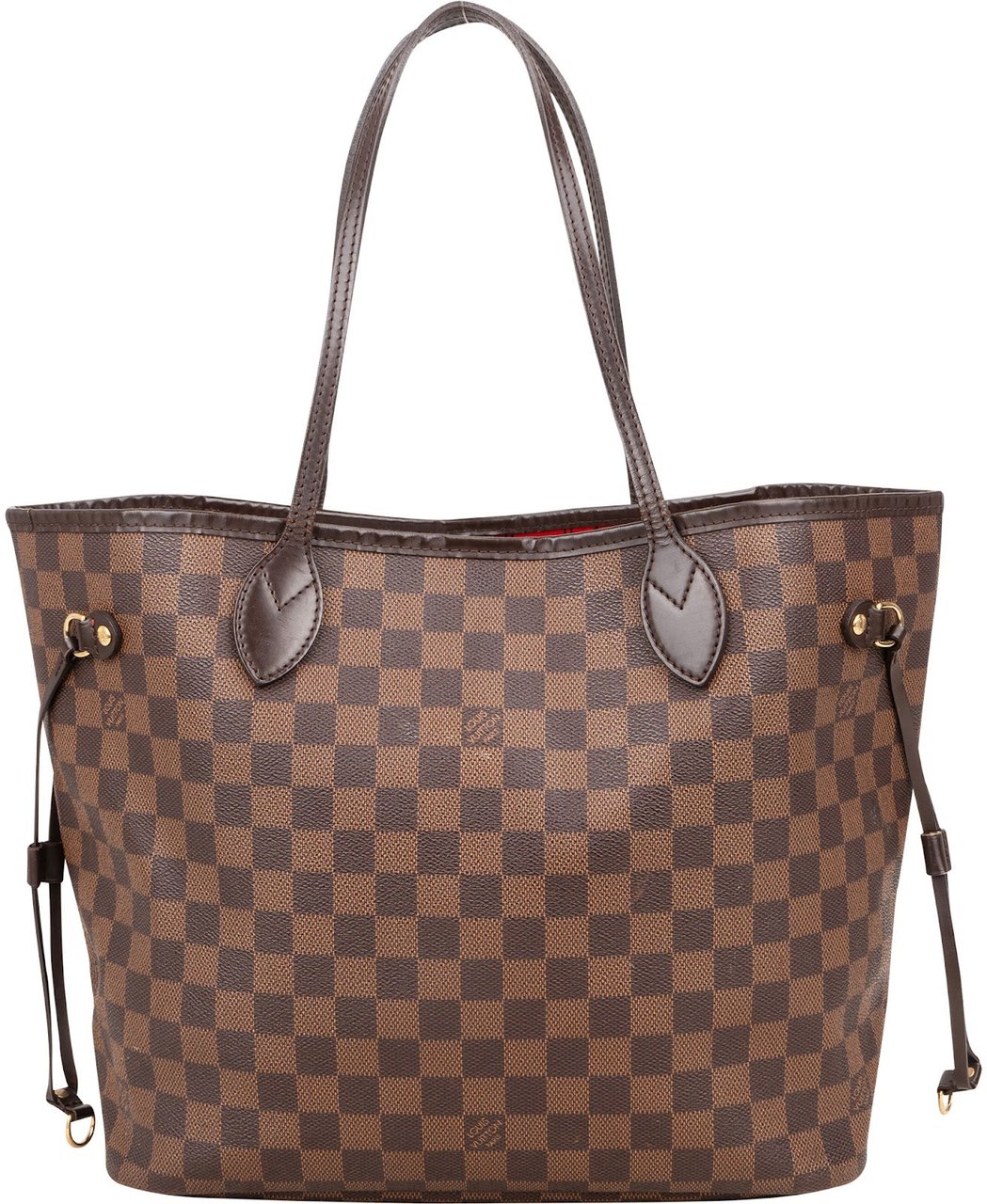 Louis Vuitton Louis Vuitton Monogram Damier Ebene Neverfull MM Shoulder Bag Bruin