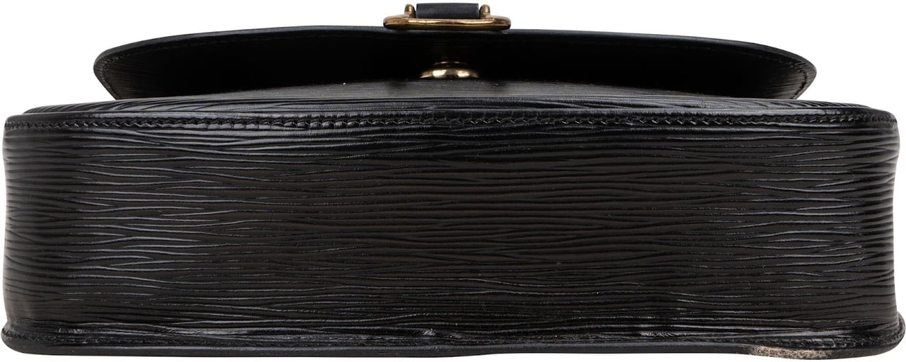 Louis Vuitton Louis Vuitton Noir Epi Leather Saint Cloud GM Crossbody Bag Zwart