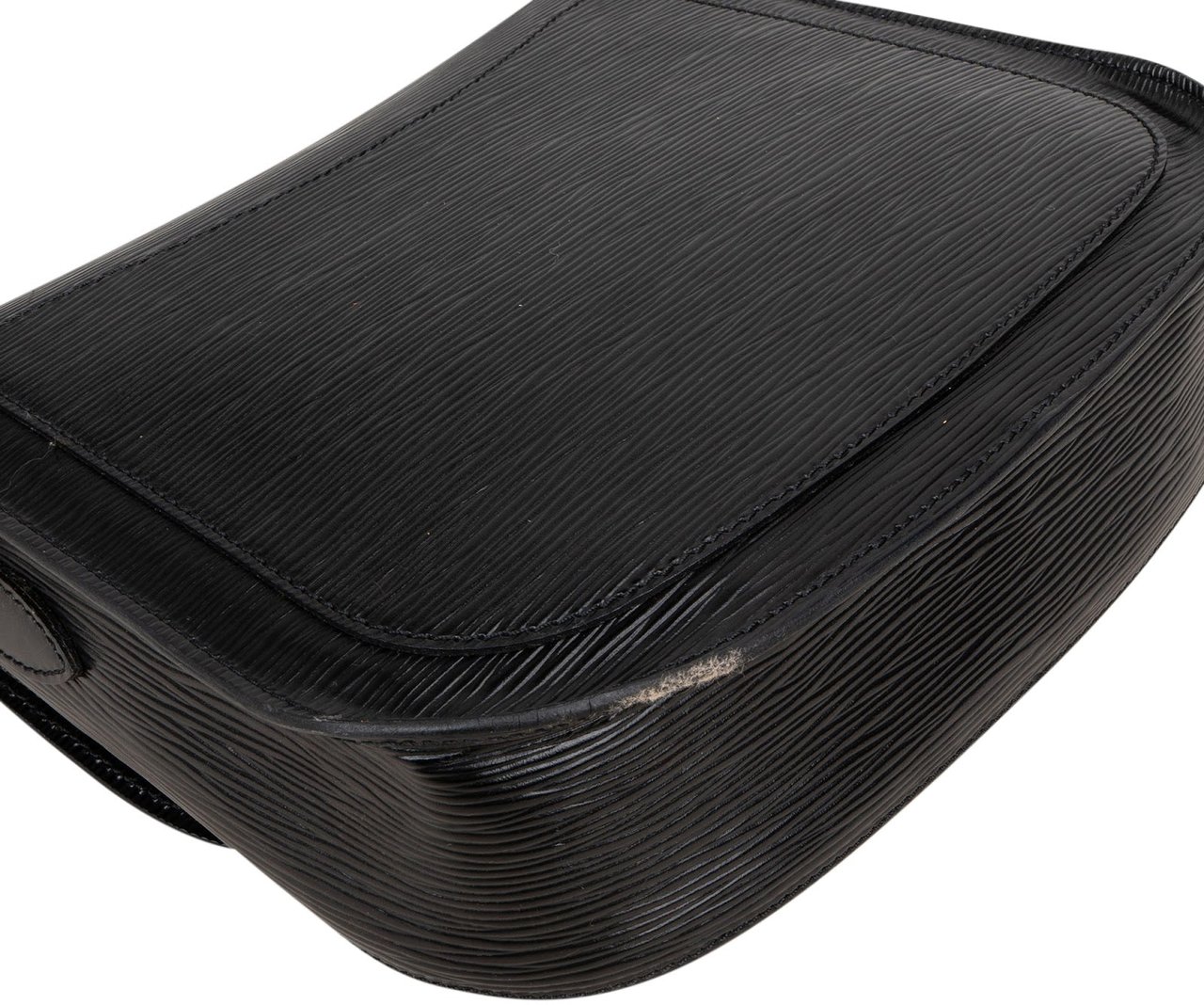 Louis Vuitton Louis Vuitton Noir Epi Leather Saint Cloud GM Crossbody Bag Zwart