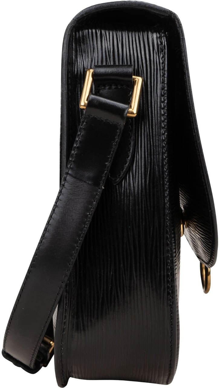 Louis Vuitton Louis Vuitton Noir Epi Leather Saint Cloud GM Crossbody Bag Zwart