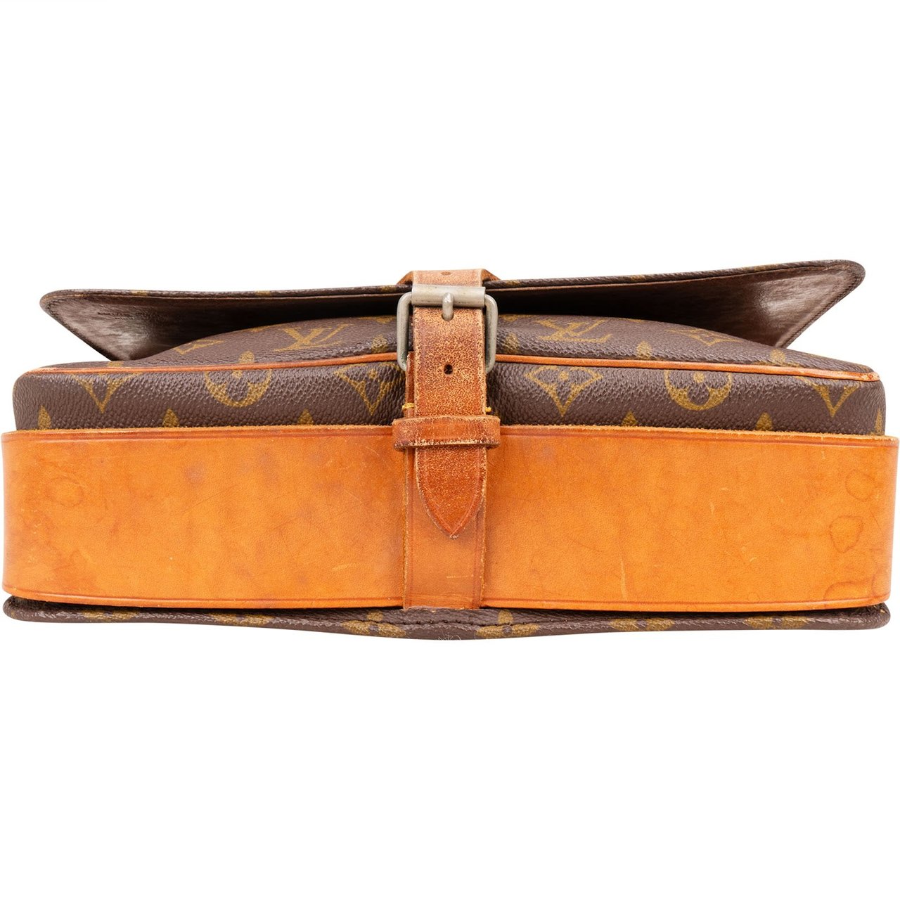 Louis Vuitton Louis Vuitton Monogram Canvas Cartouchière GM Crossbody Bag Bruin